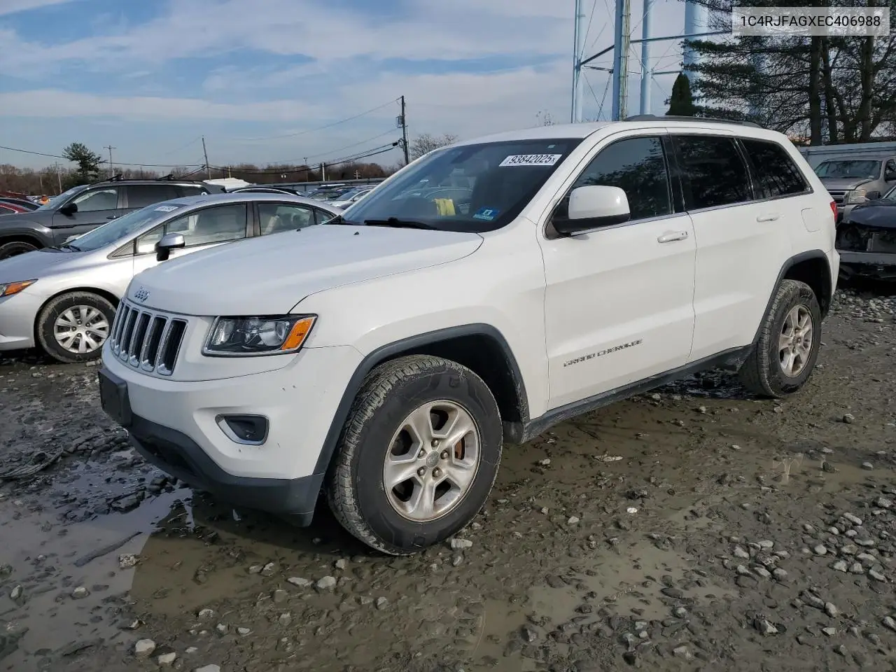 1C4RJFAGXEC406988 2014 Jeep Grand Cherokee Laredo