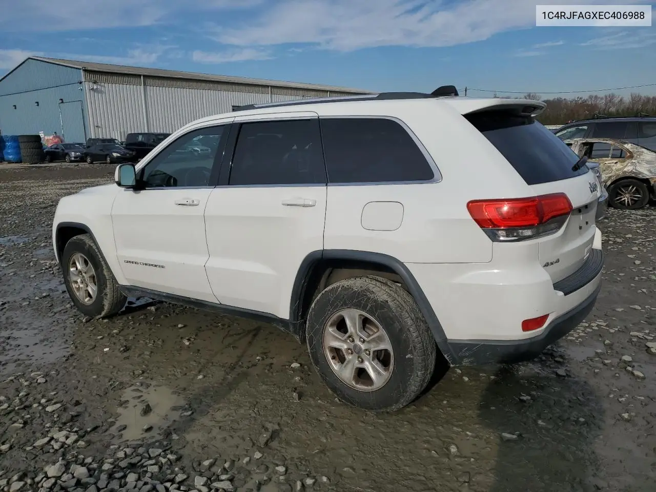 1C4RJFAGXEC406988 2014 Jeep Grand Cherokee Laredo