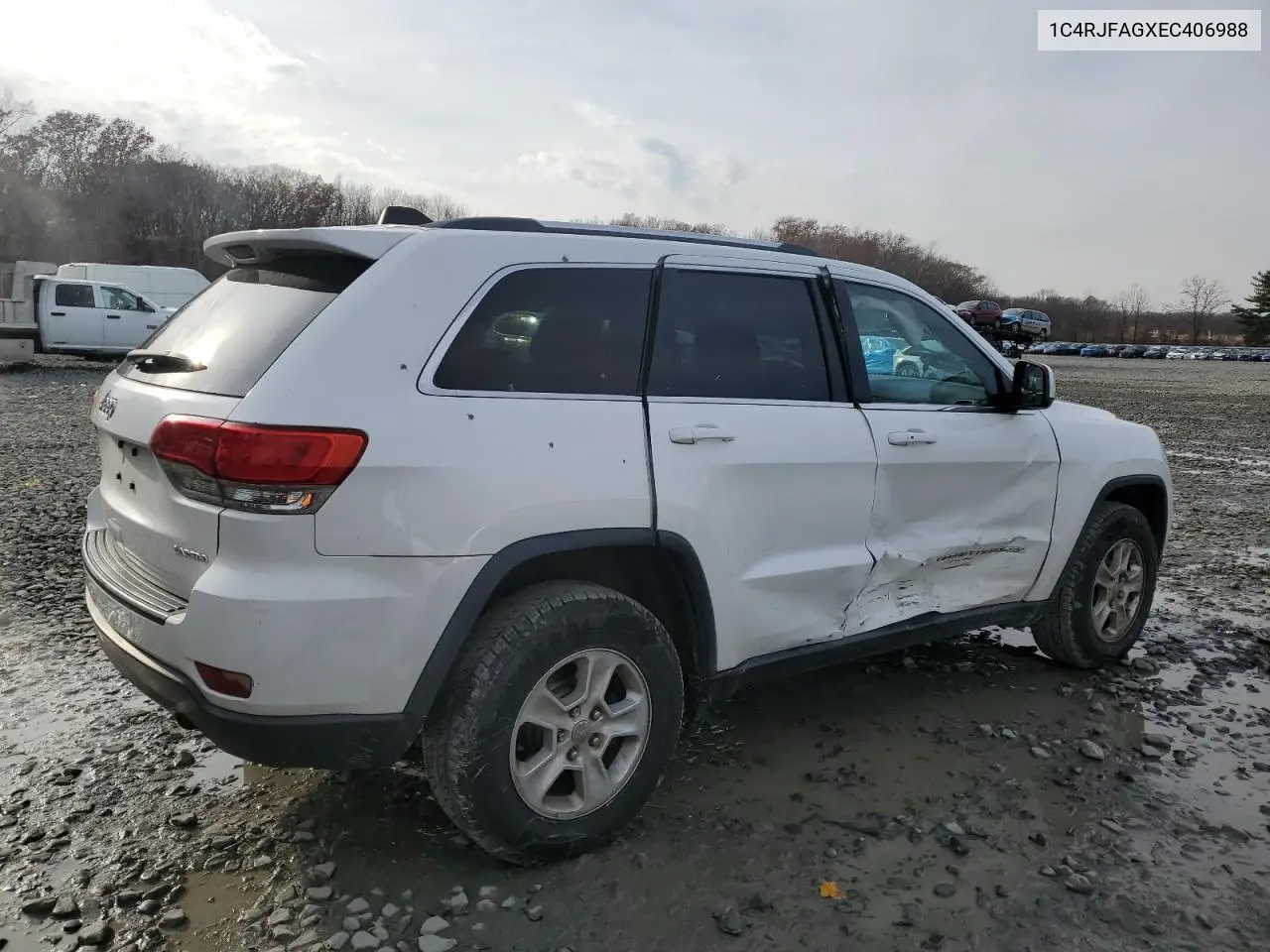 1C4RJFAGXEC406988 2014 Jeep Grand Cherokee Laredo