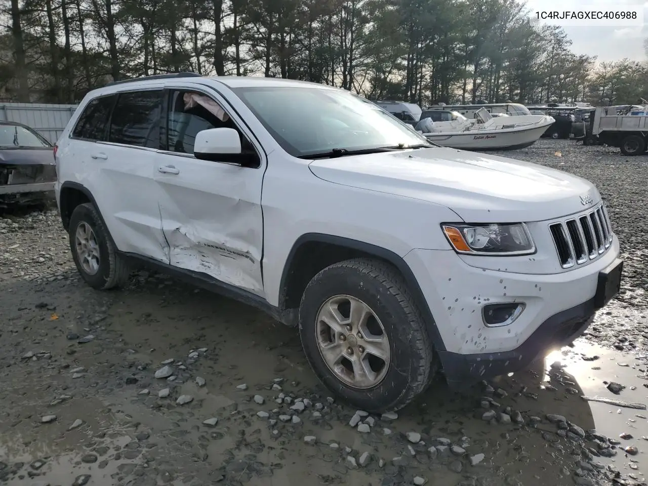 1C4RJFAGXEC406988 2014 Jeep Grand Cherokee Laredo