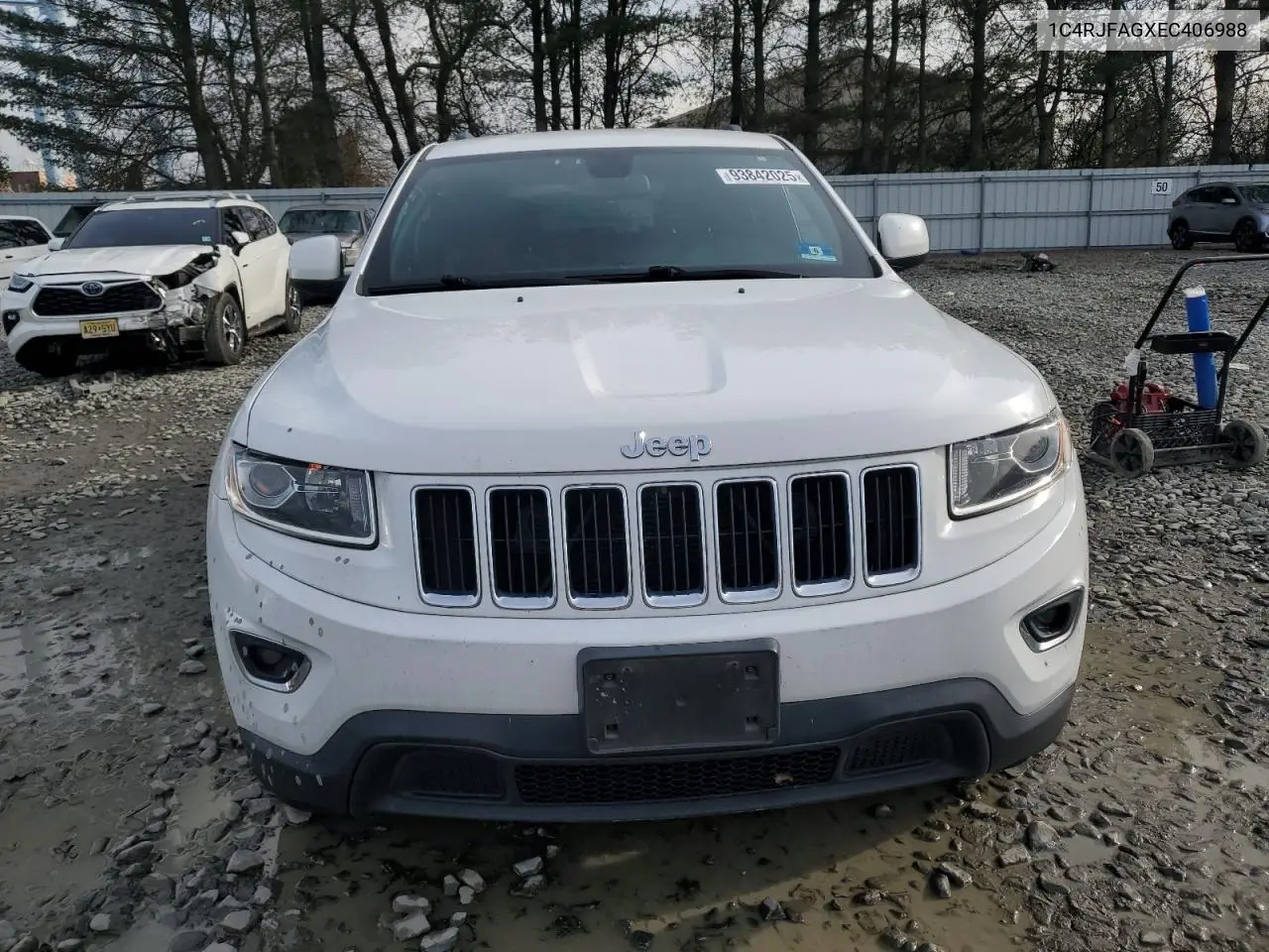 1C4RJFAGXEC406988 2014 Jeep Grand Cherokee Laredo