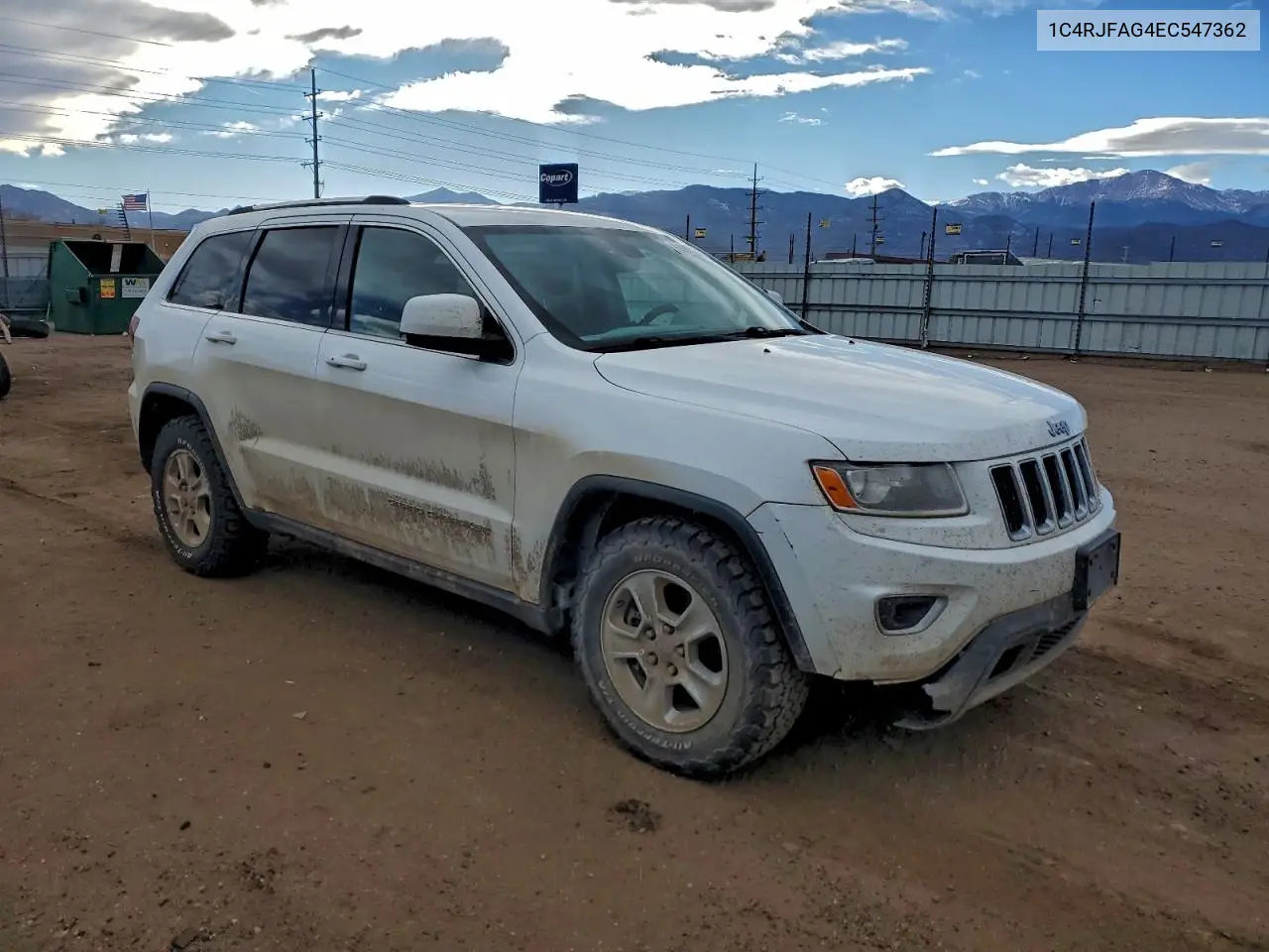 1C4RJFAG4EC547362 2014 Jeep Grand Cherokee Laredo