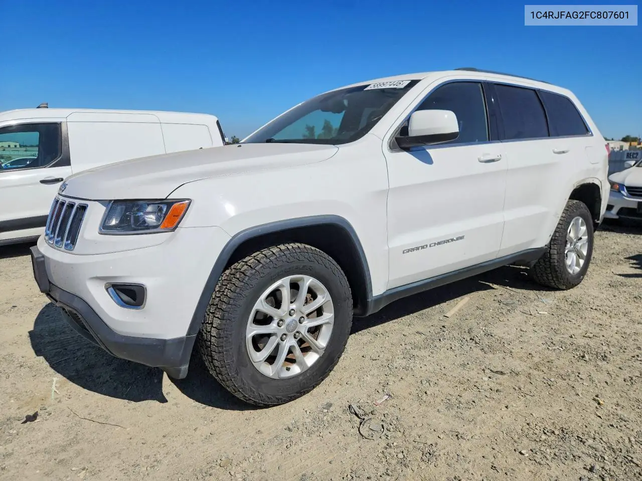 2015 Jeep Grand Cherokee Laredo VIN: 1C4RJFAG2FC807601 Lot: 58997446