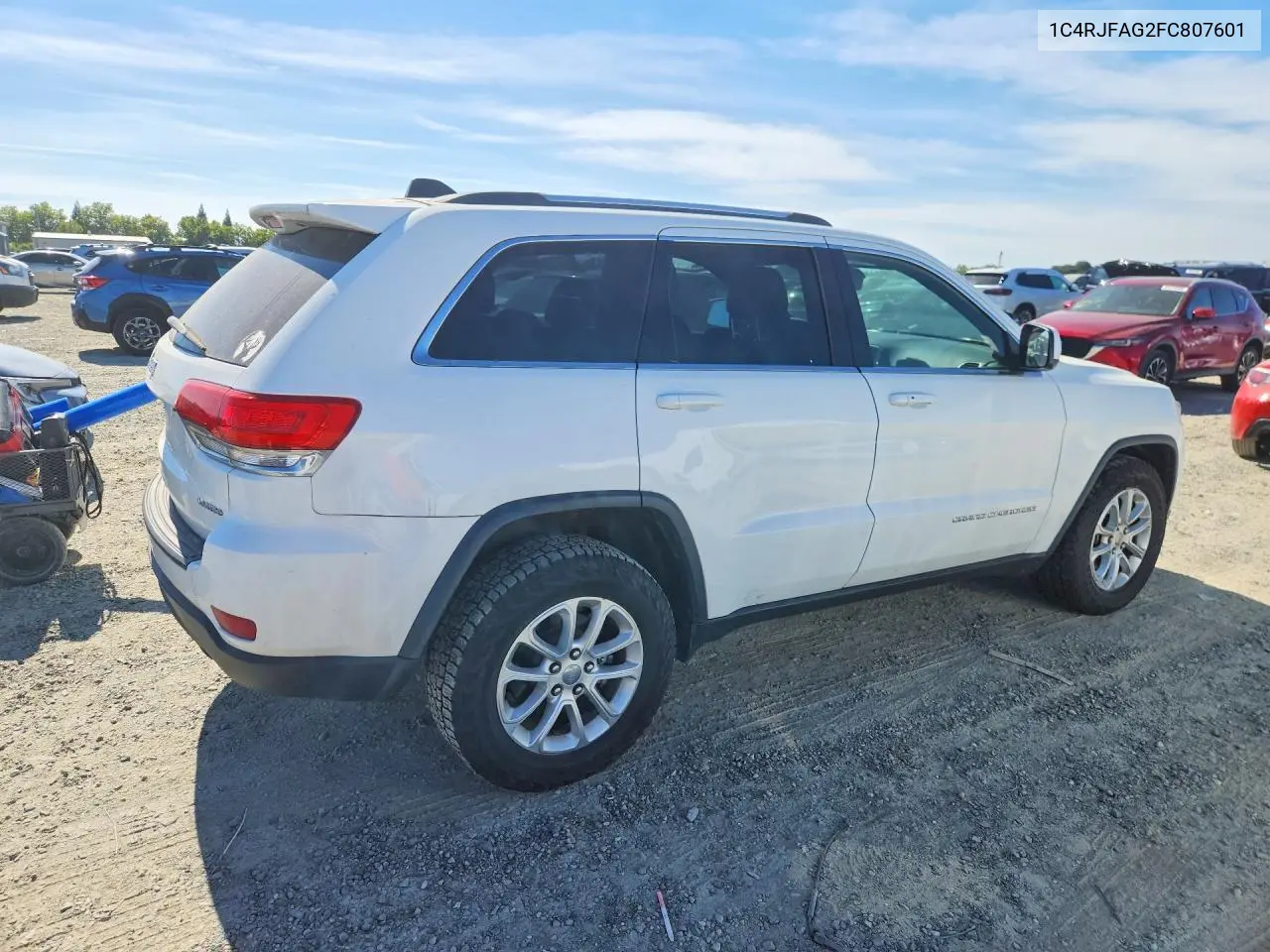 2015 Jeep Grand Cherokee Laredo VIN: 1C4RJFAG2FC807601 Lot: 58997446