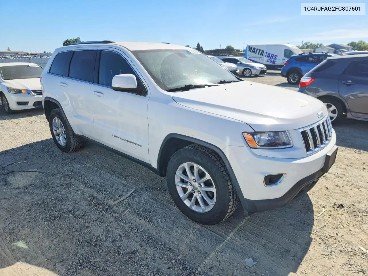 2015 Jeep Grand Cherokee Laredo VIN: 1C4RJFAG2FC807601 Lot: 58997446
