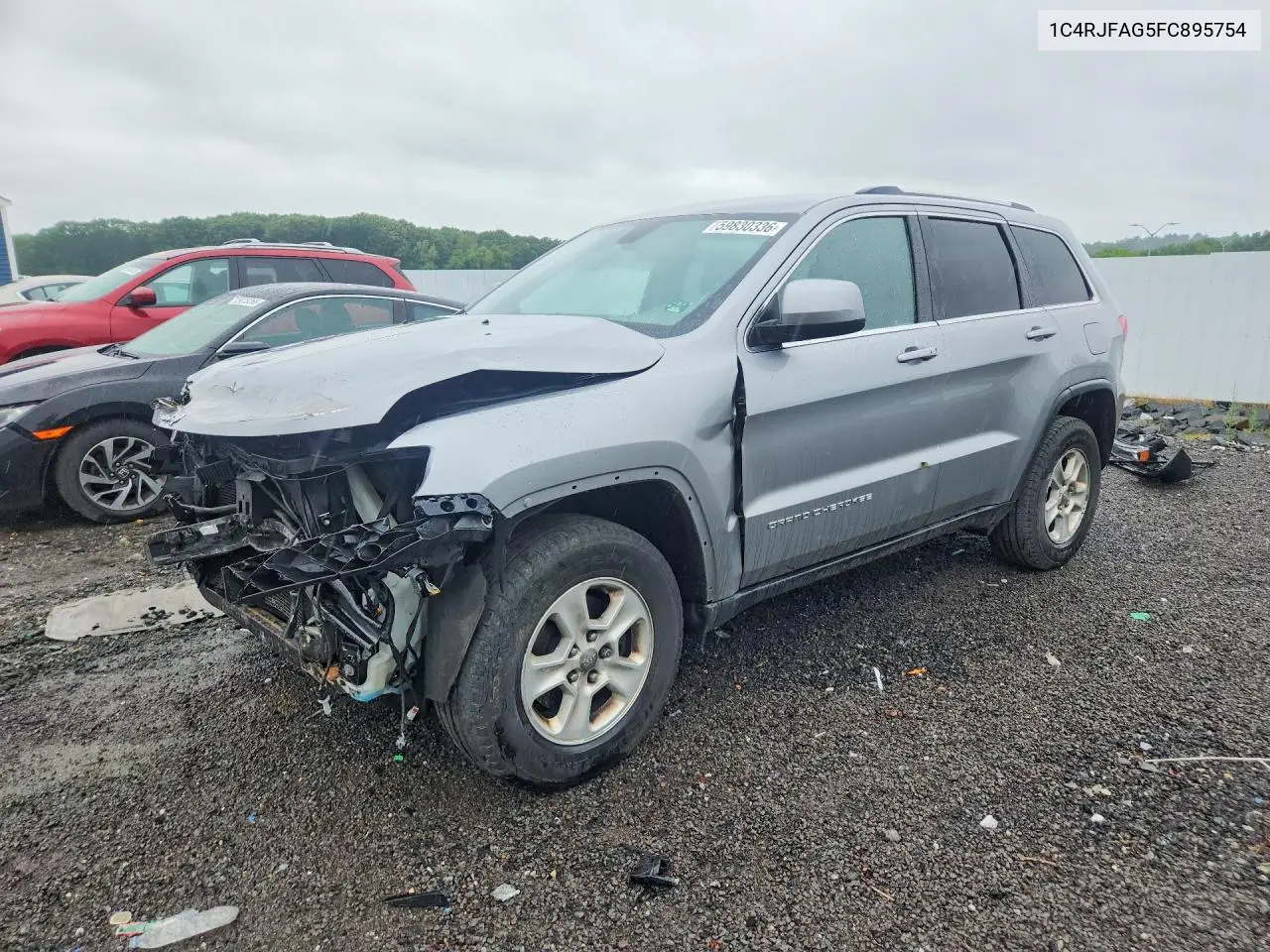 2015 Jeep Grand Cherokee Laredo VIN: 1C4RJFAG5FC895754 Lot: 59830336