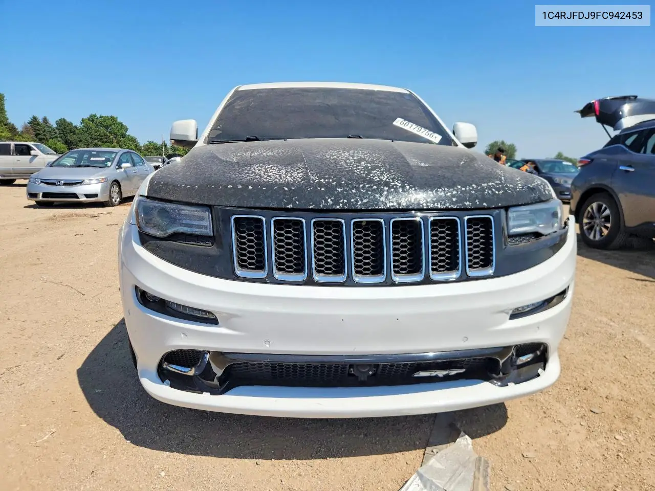 2015 Jeep Grand Cherokee Srt-8 VIN: 1C4RJFDJ9FC942453 Lot: 60179756