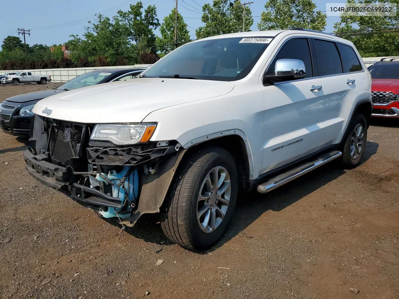 2015 Jeep Grand Cherokee Limited VIN: 1C4RJFBG2FC699222 Lot: 60375866
