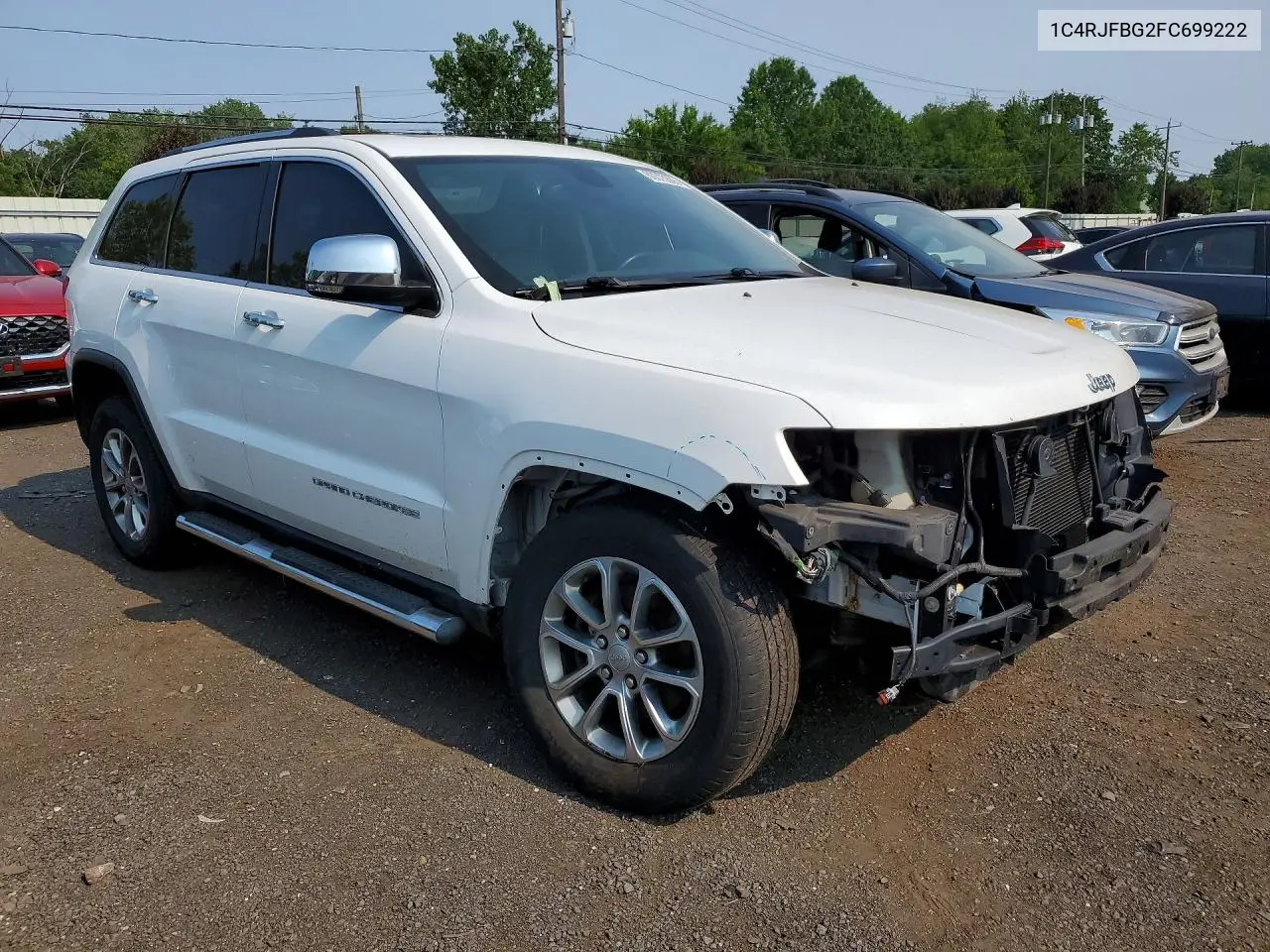 2015 Jeep Grand Cherokee Limited VIN: 1C4RJFBG2FC699222 Lot: 60375866