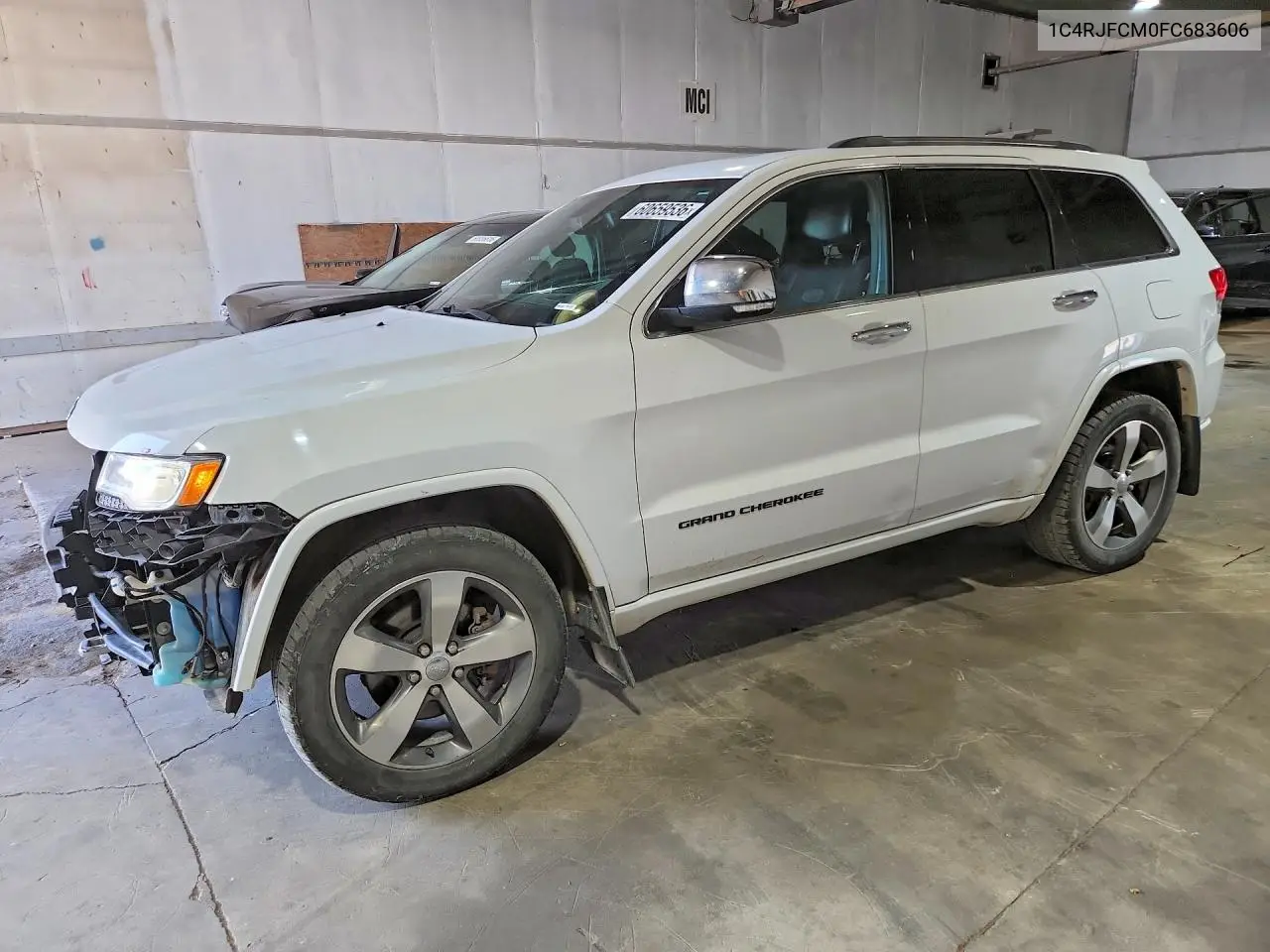 2015 Jeep Grand Cherokee Overland VIN: 1C4RJFCM0FC683606 Lot: 60659536