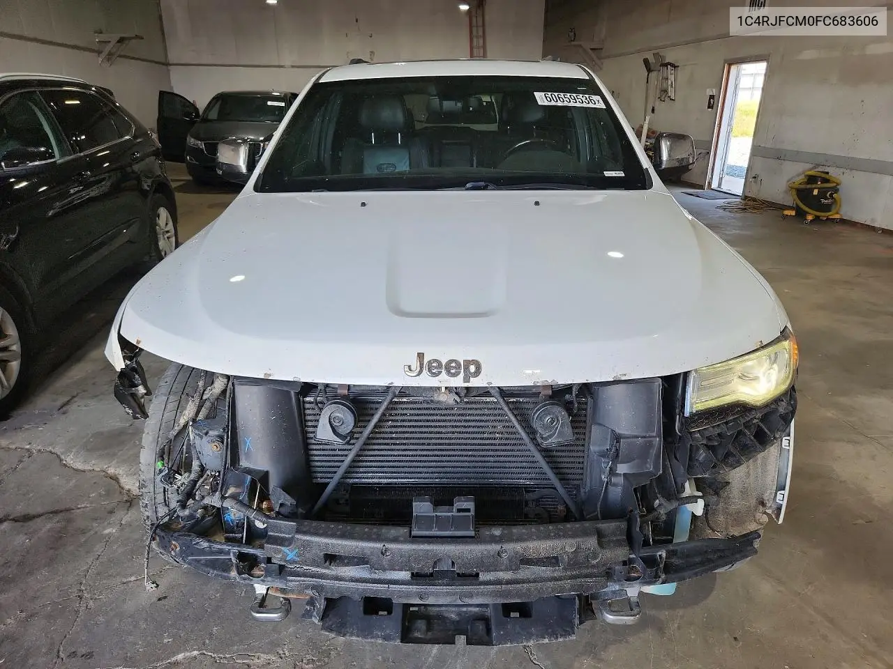 2015 Jeep Grand Cherokee Overland VIN: 1C4RJFCM0FC683606 Lot: 60659536