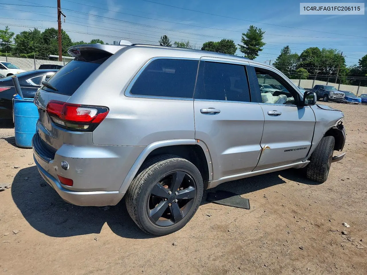2015 Jeep Grand Cherokee Laredo VIN: 1C4RJFAG1FC206115 Lot: 60914716