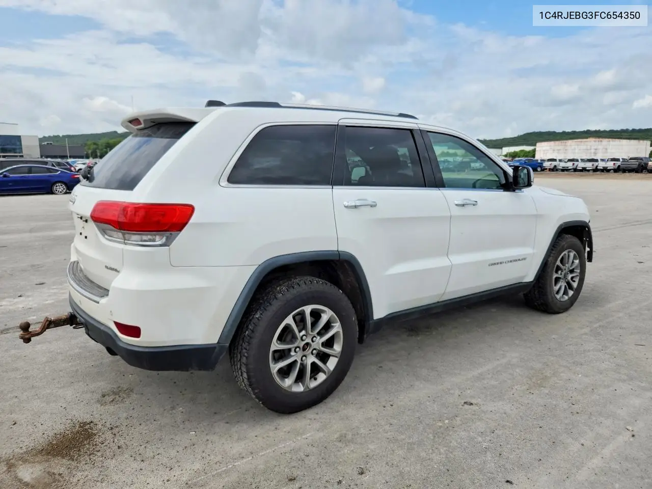2015 Jeep Grand Cherokee Limited VIN: 1C4RJEBG3FC654350 Lot: 61174496