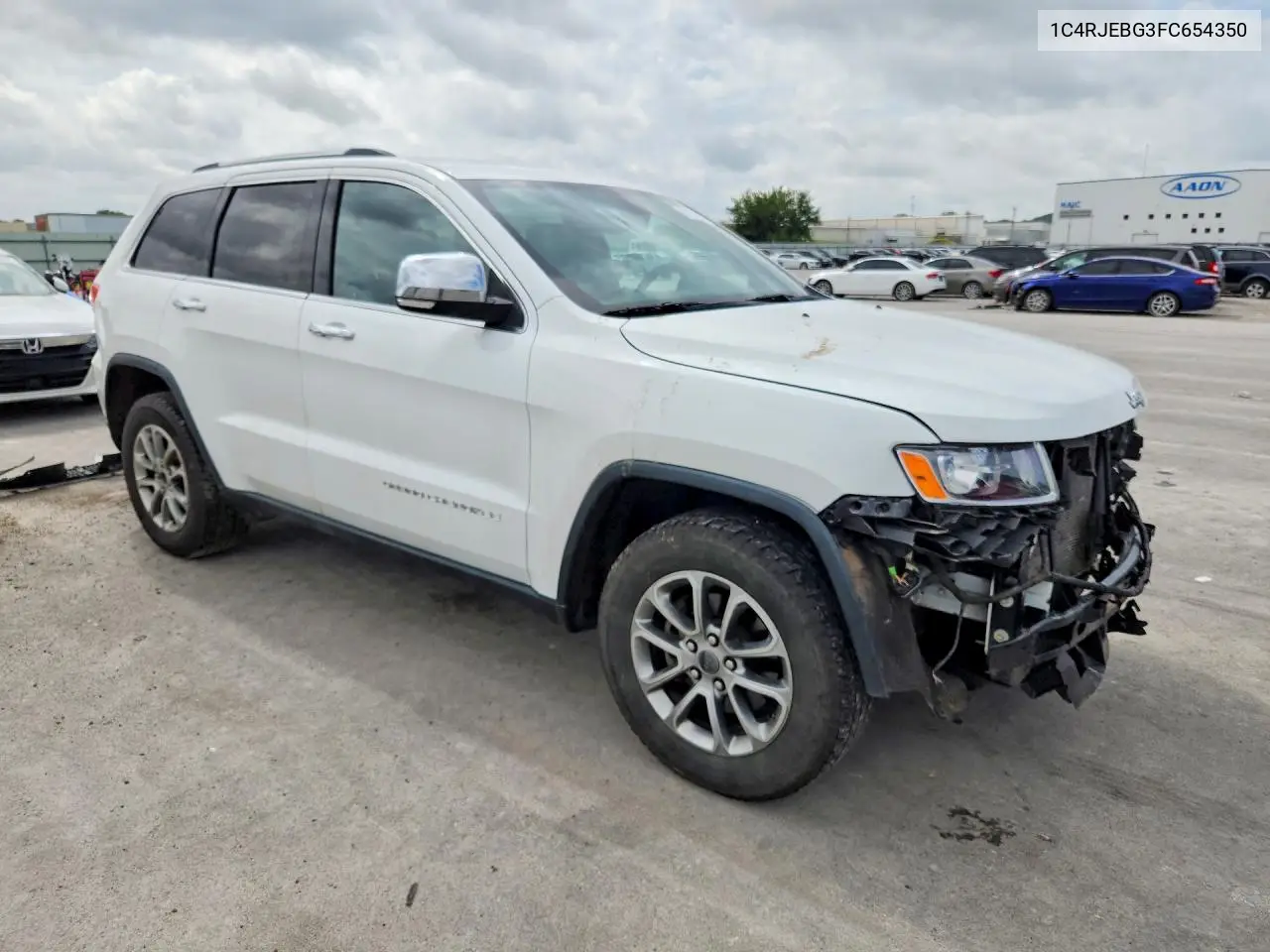 2015 Jeep Grand Cherokee Limited VIN: 1C4RJEBG3FC654350 Lot: 61174496