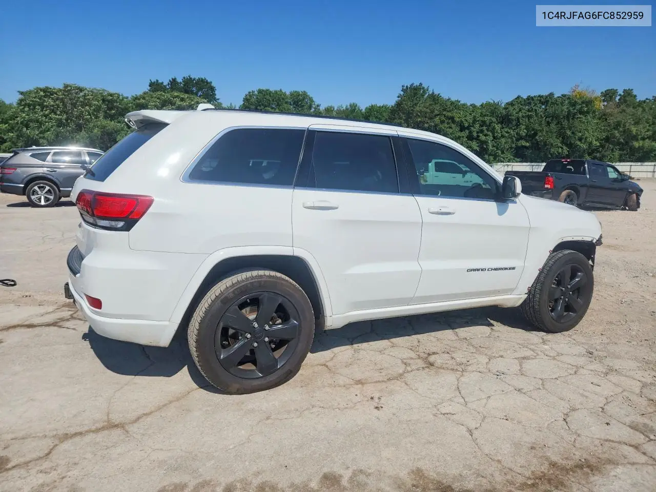 2015 Jeep Grand Cherokee Laredo VIN: 1C4RJFAG6FC852959 Lot: 61342766