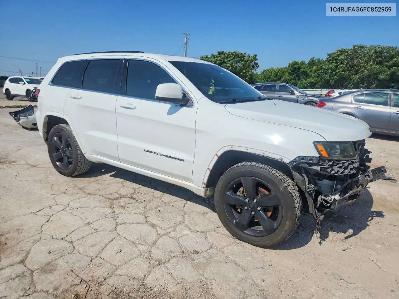 2015 Jeep Grand Cherokee Laredo VIN: 1C4RJFAG6FC852959 Lot: 61342766