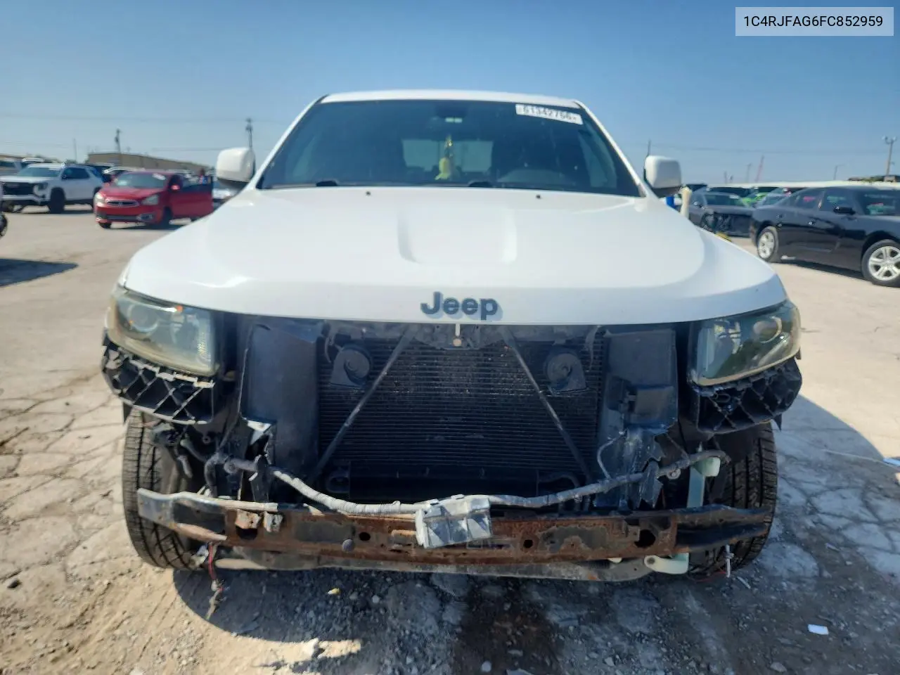 2015 Jeep Grand Cherokee Laredo VIN: 1C4RJFAG6FC852959 Lot: 61342766