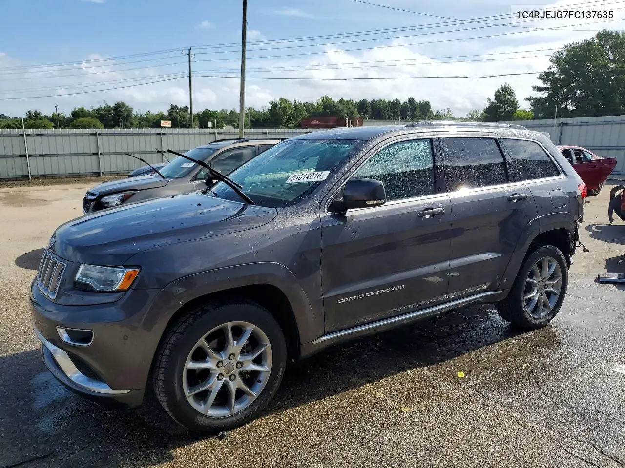 2015 Jeep Grand Cherokee Summit VIN: 1C4RJEJG7FC137635 Lot: 61614016