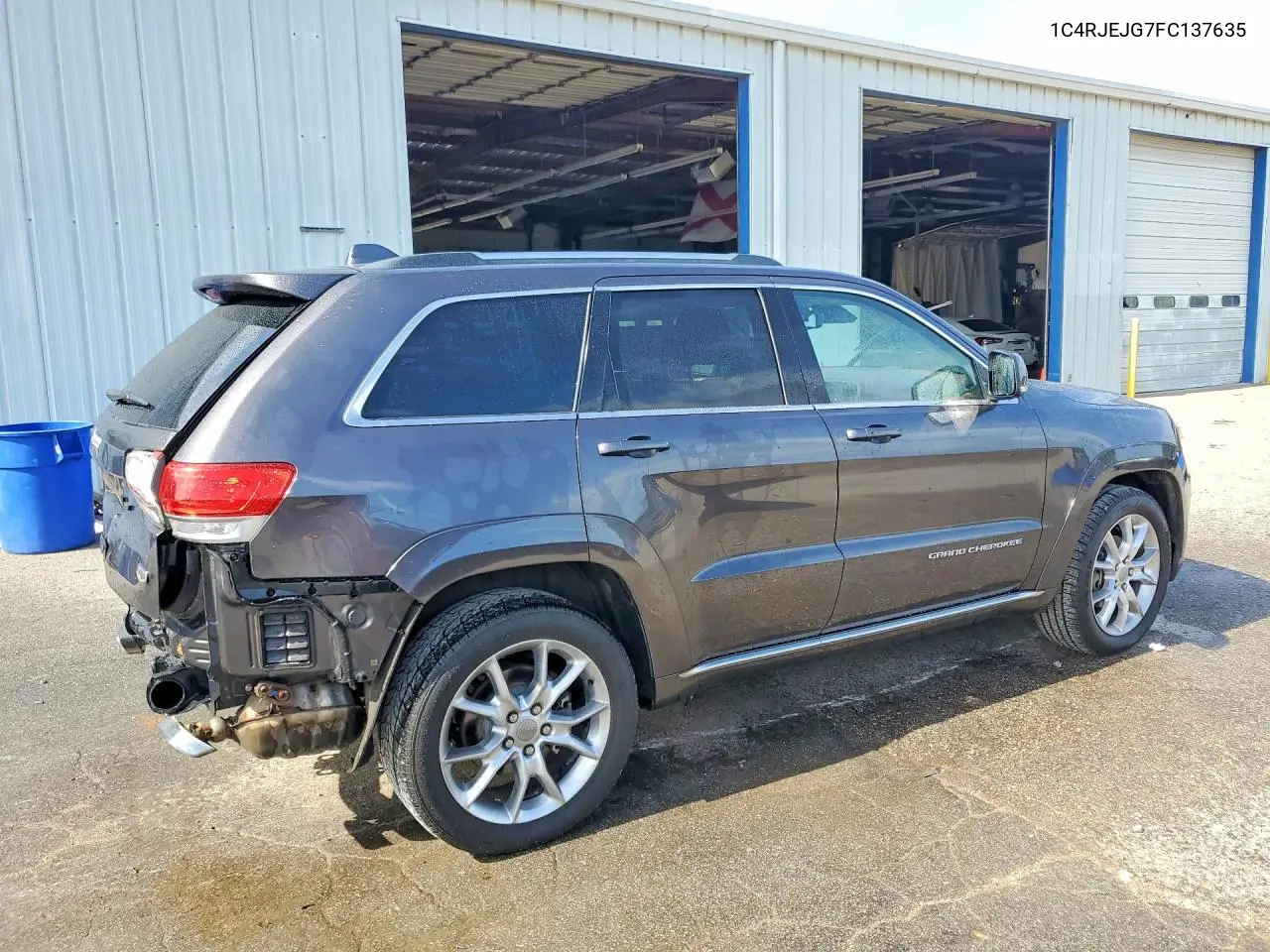 2015 Jeep Grand Cherokee Summit VIN: 1C4RJEJG7FC137635 Lot: 61614016