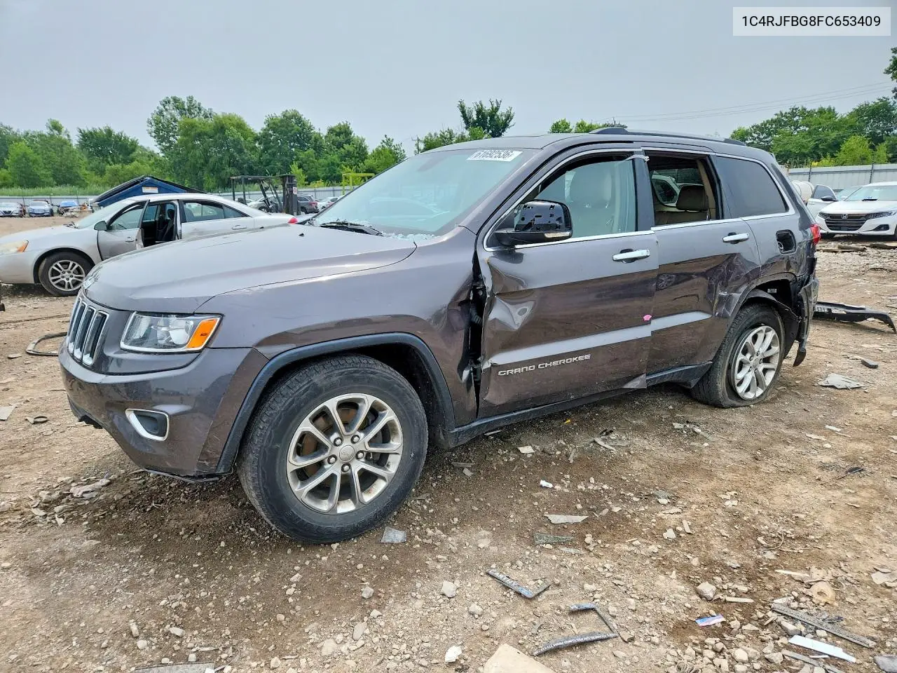 2015 Jeep Grand Cherokee Limited VIN: 1C4RJFBG8FC653409 Lot: 61692536