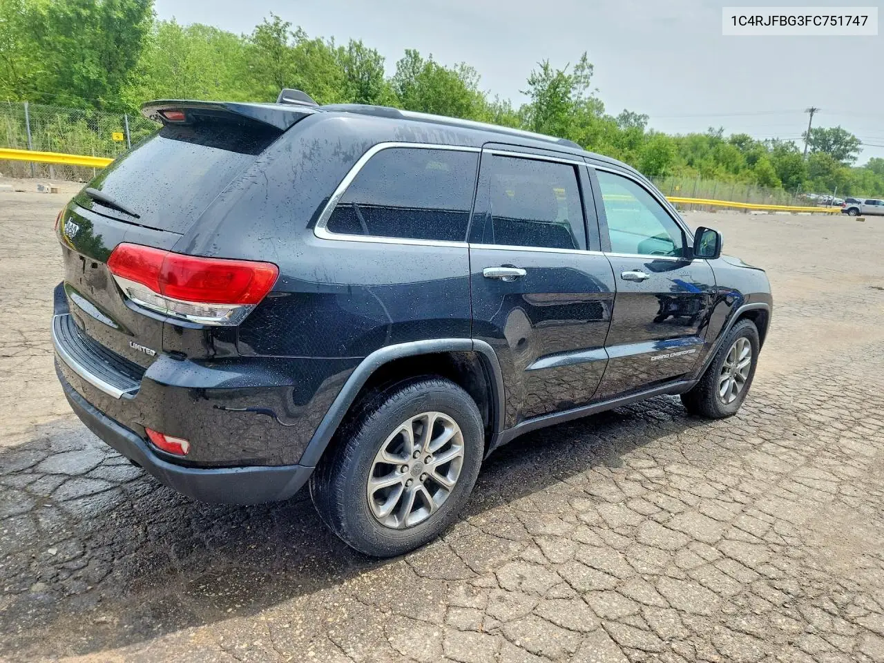 2015 Jeep Grand Cherokee Limited VIN: 1C4RJFBG3FC751747 Lot: 61742456