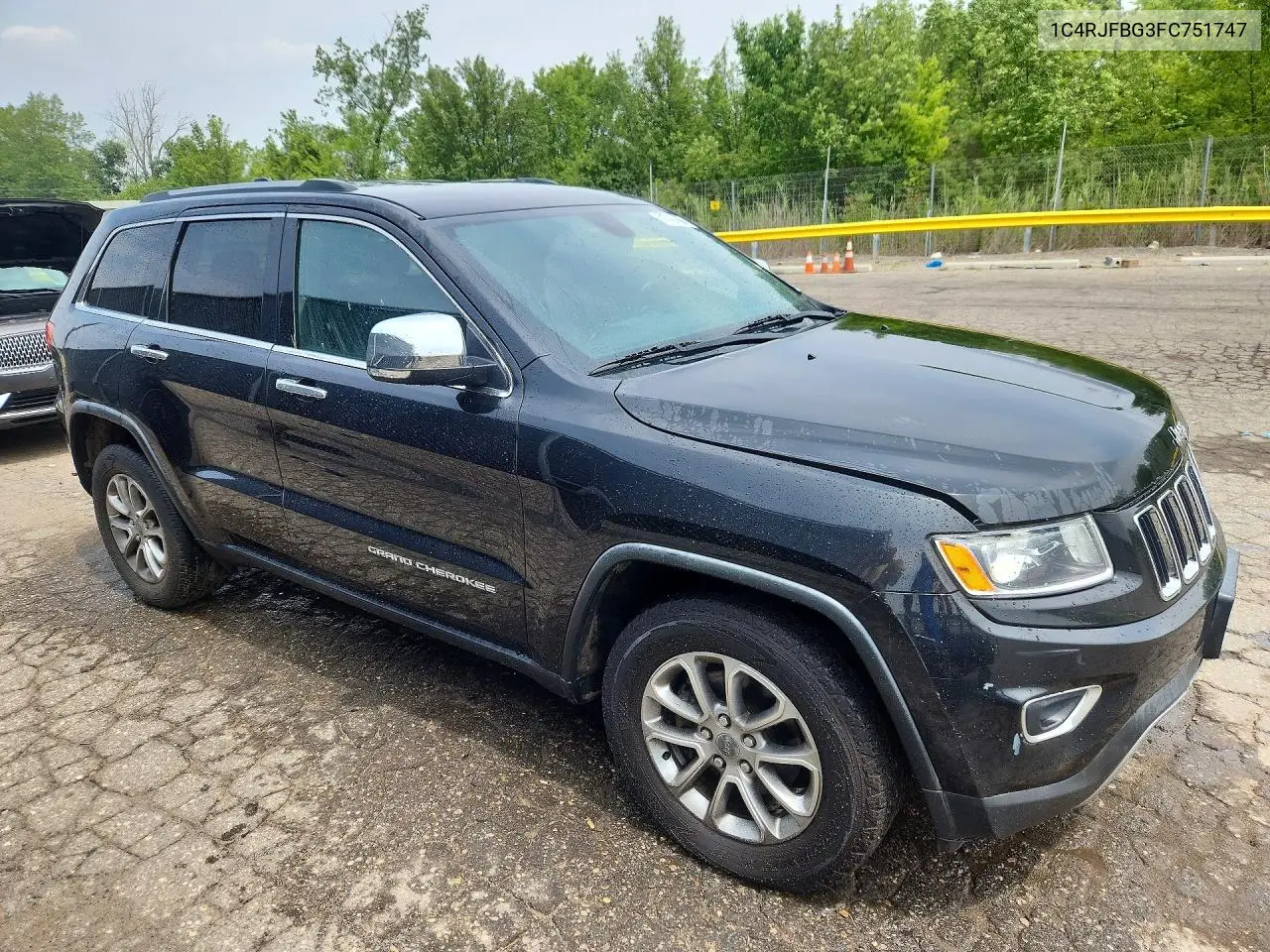 2015 Jeep Grand Cherokee Limited VIN: 1C4RJFBG3FC751747 Lot: 61742456
