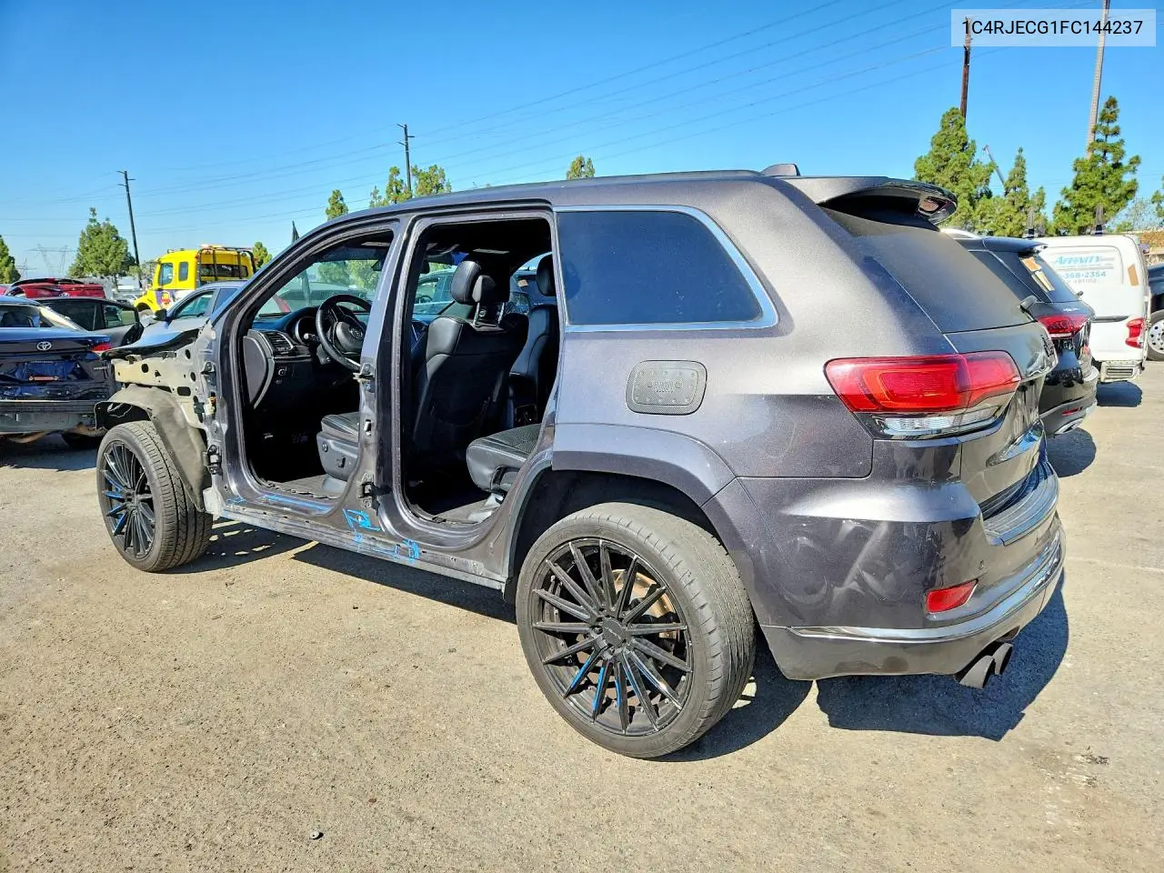 2015 Jeep Grand Cherokee Overland VIN: 1C4RJECG1FC144237 Lot: 61883326