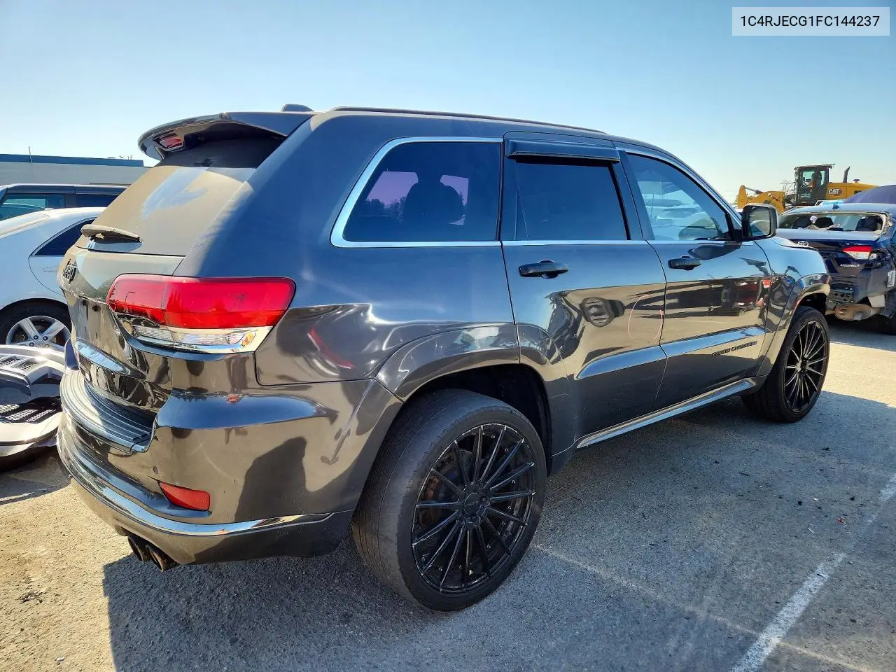 2015 Jeep Grand Cherokee Overland VIN: 1C4RJECG1FC144237 Lot: 61883326