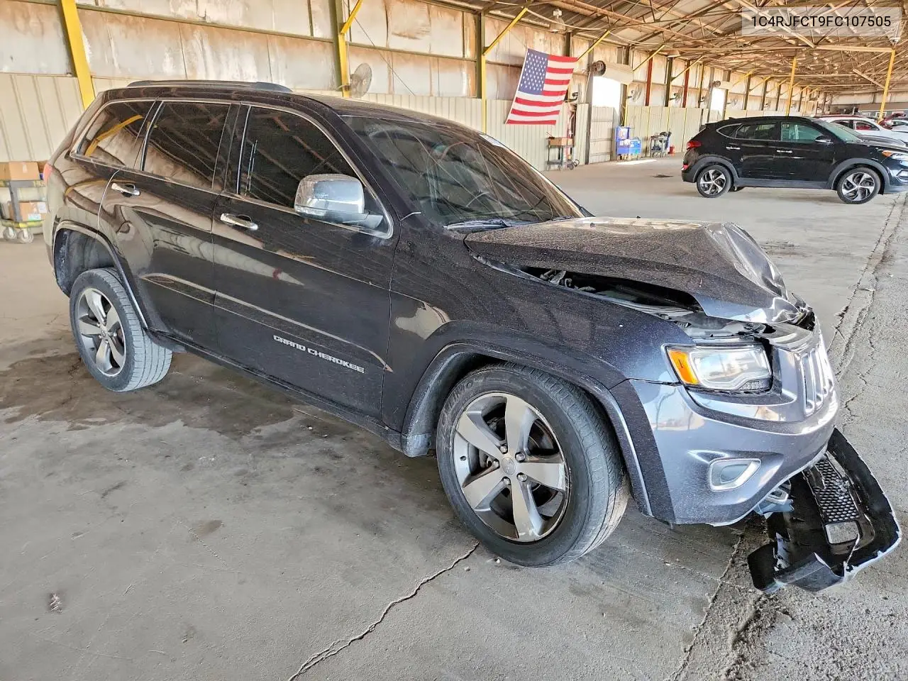 2015 Jeep Grand Cherokee Overland VIN: 1C4RJFCT9FC107505 Lot: 62102976