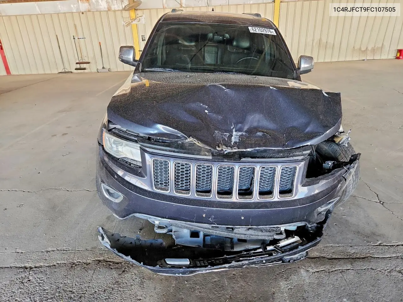 2015 Jeep Grand Cherokee Overland VIN: 1C4RJFCT9FC107505 Lot: 62102976