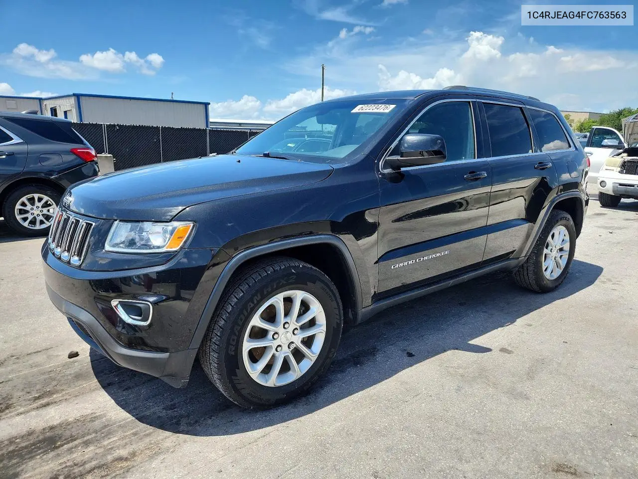 2015 Jeep Grand Cherokee Laredo VIN: 1C4RJEAG4FC763563 Lot: 62223476
