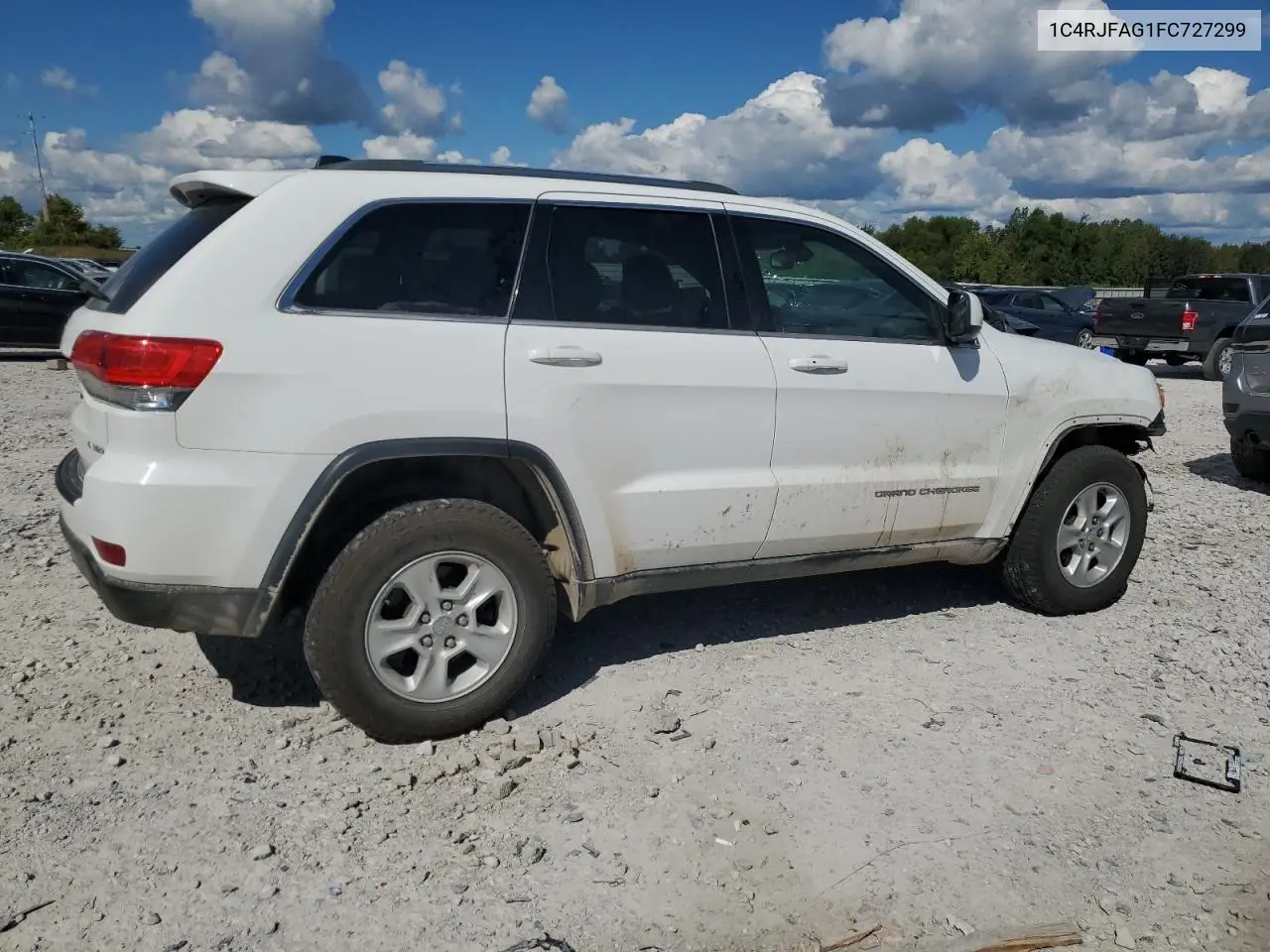 1C4RJFAG1FC727299 2015 Jeep Grand Cherokee Laredo