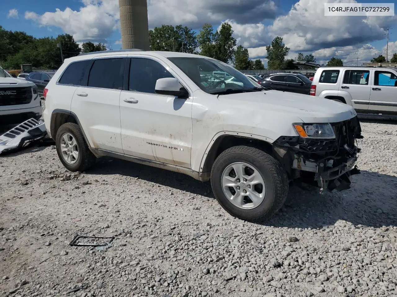 1C4RJFAG1FC727299 2015 Jeep Grand Cherokee Laredo