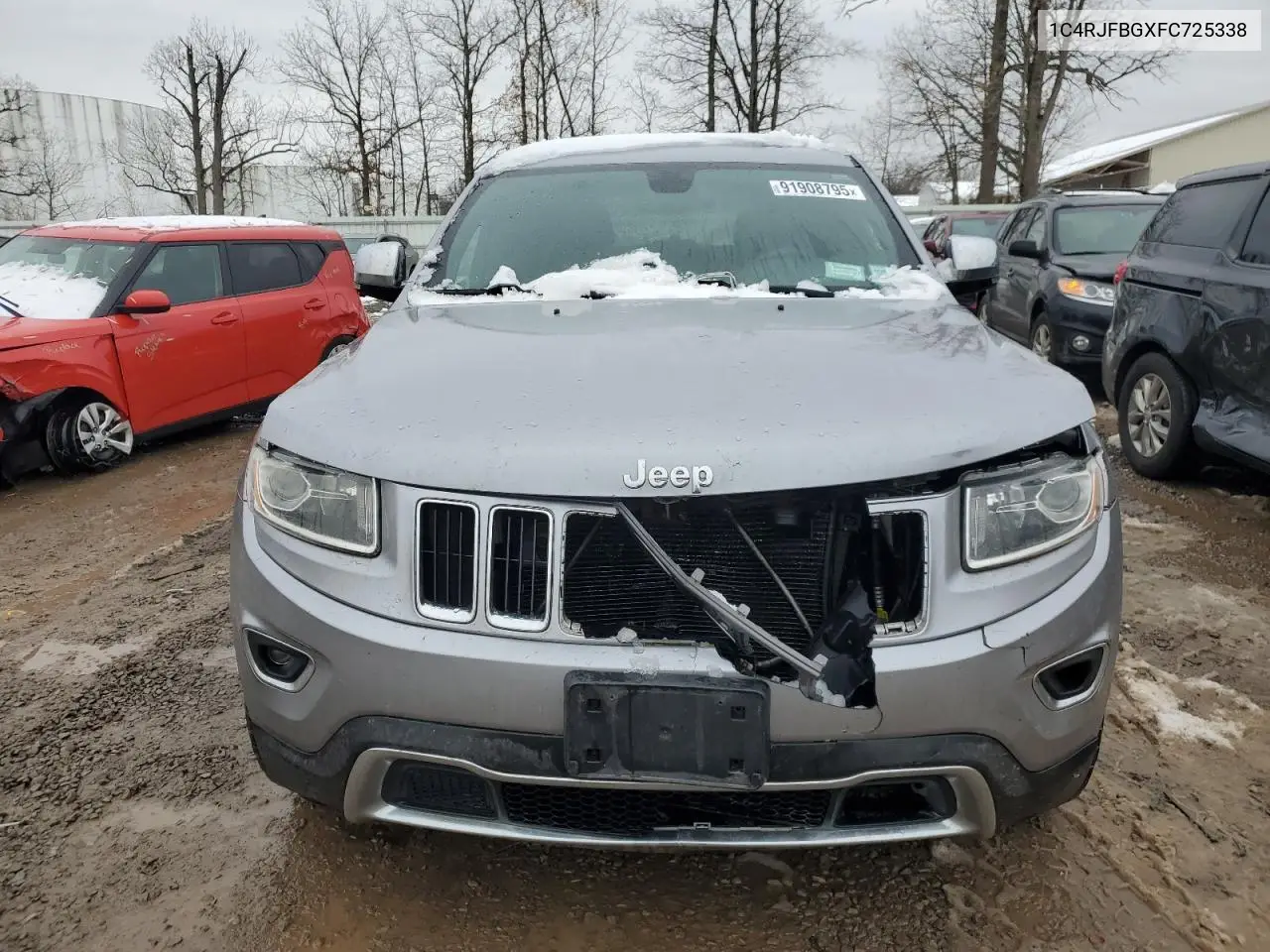 1C4RJFBGXFC725338 2015 Jeep Grand Cherokee Limited