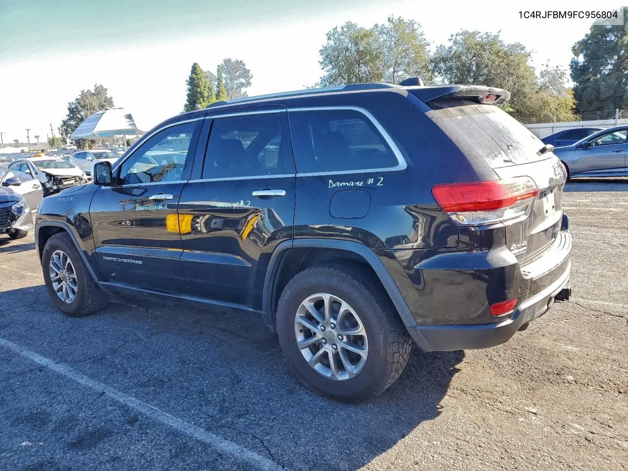 1C4RJFBM9FC956804 2015 Jeep Grand Cherokee Limited
