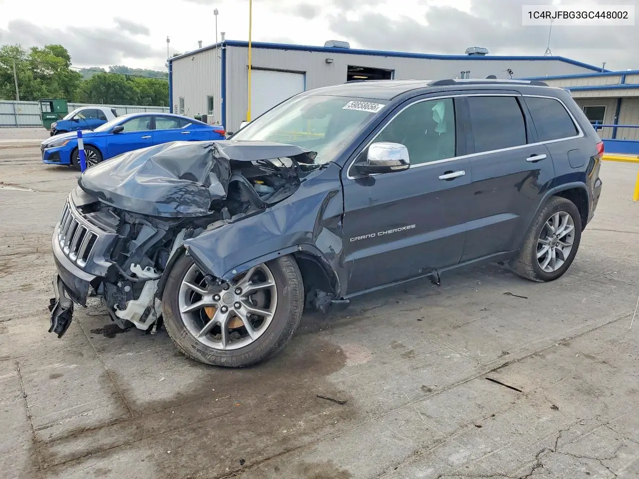 2016 Jeep Grand Cherokee Limited VIN: 1C4RJFBG3GC448002 Lot: 59858656