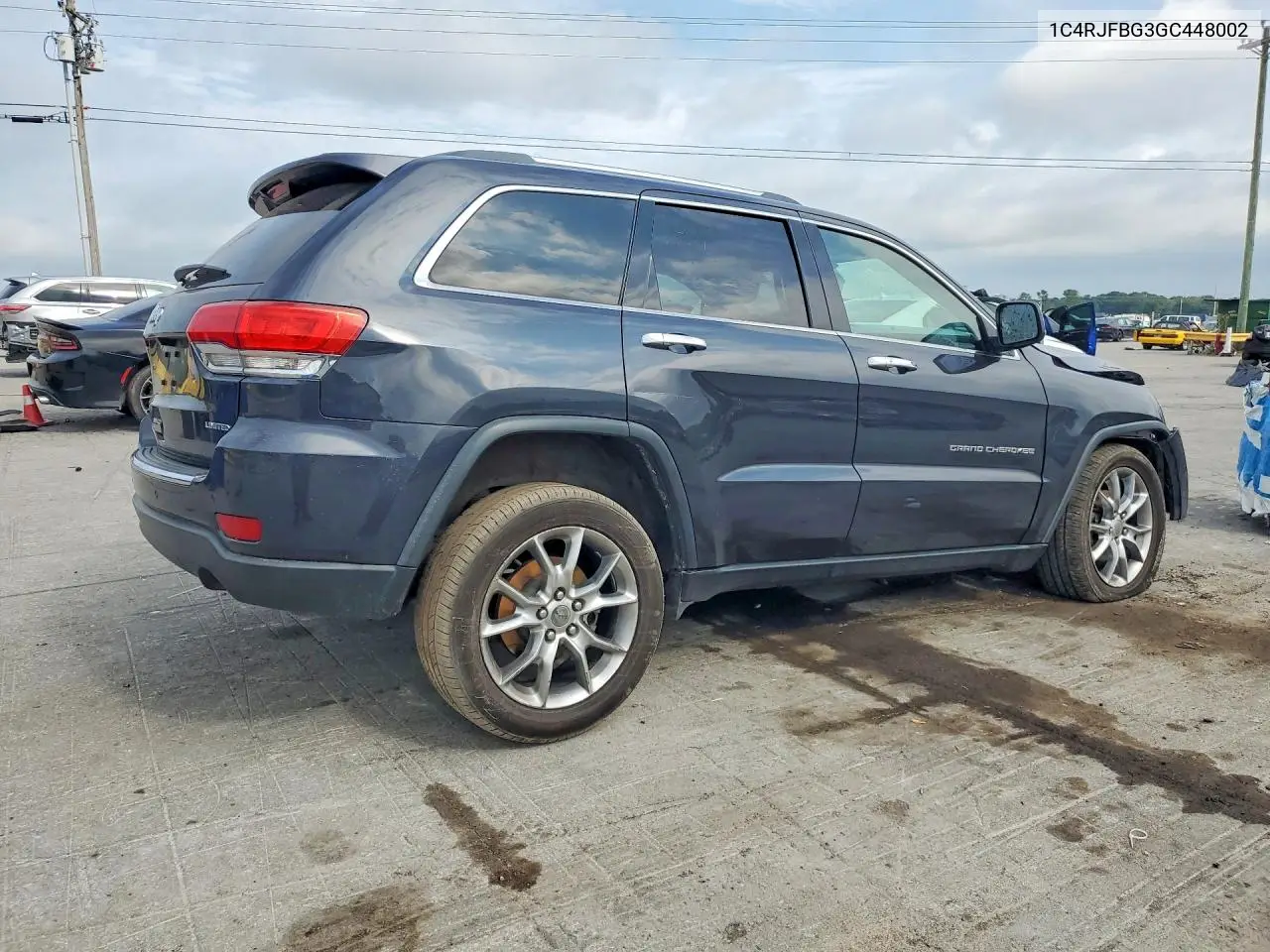 2016 Jeep Grand Cherokee Limited VIN: 1C4RJFBG3GC448002 Lot: 59858656