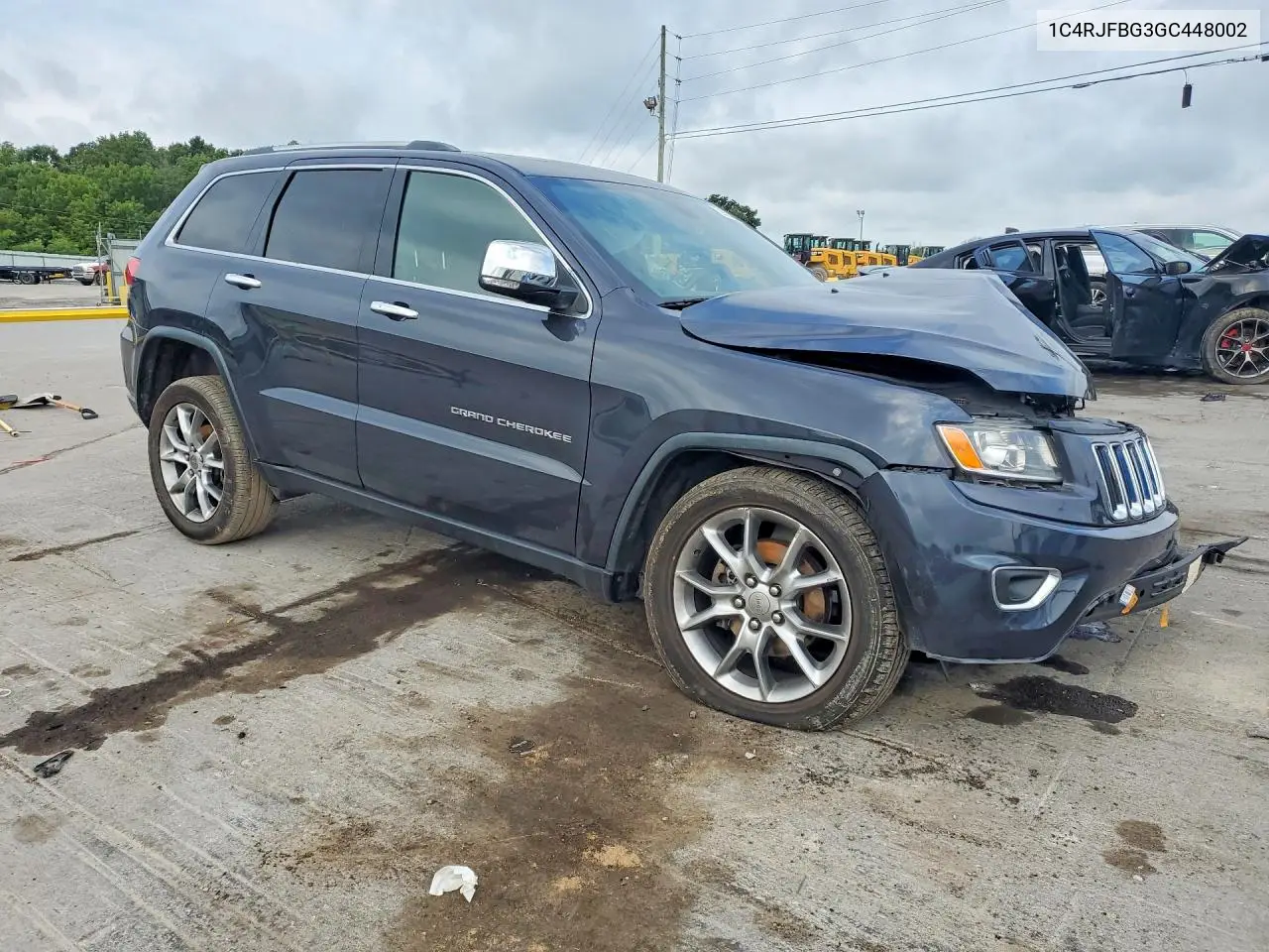 2016 Jeep Grand Cherokee Limited VIN: 1C4RJFBG3GC448002 Lot: 59858656