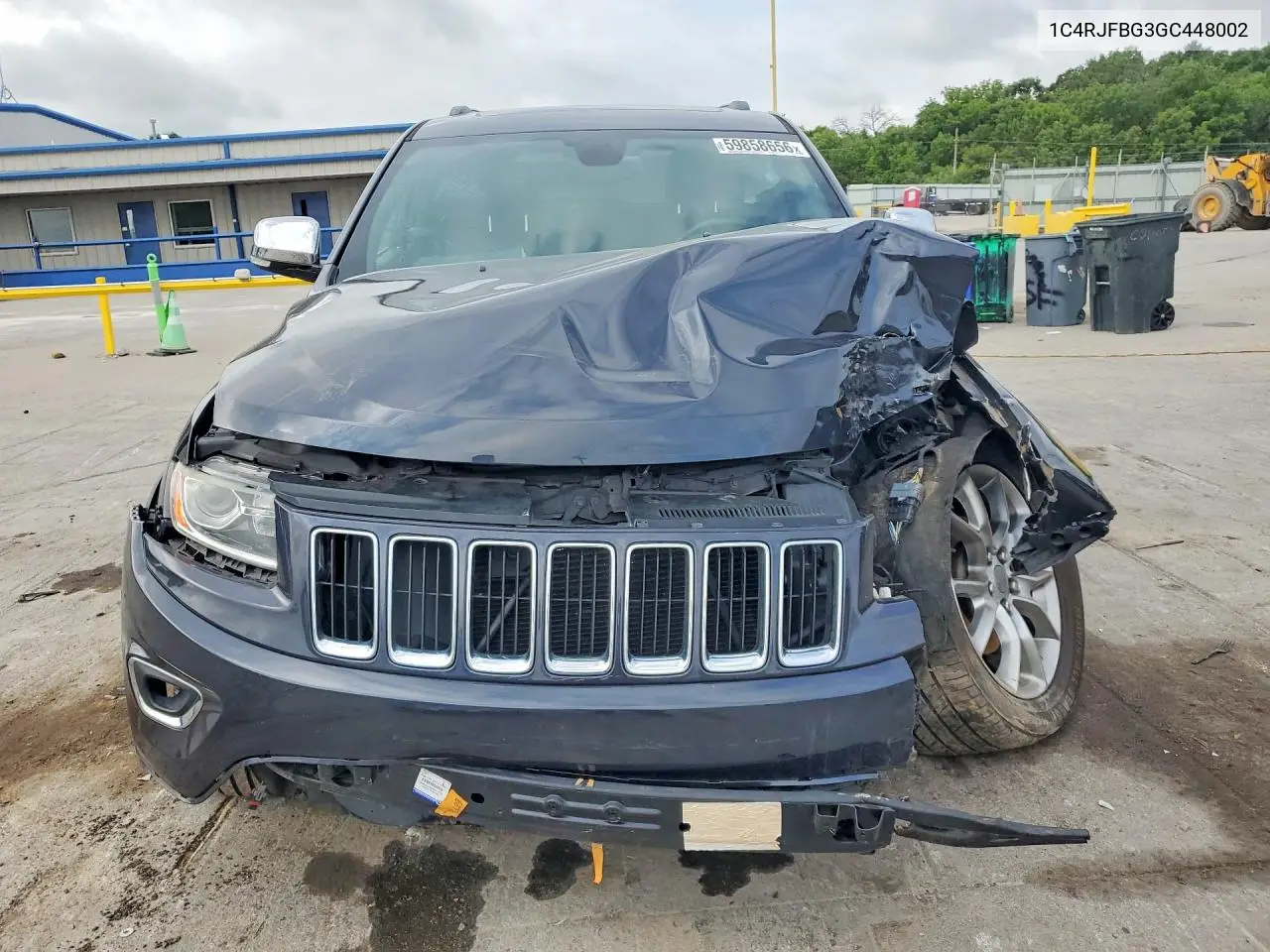 2016 Jeep Grand Cherokee Limited VIN: 1C4RJFBG3GC448002 Lot: 59858656