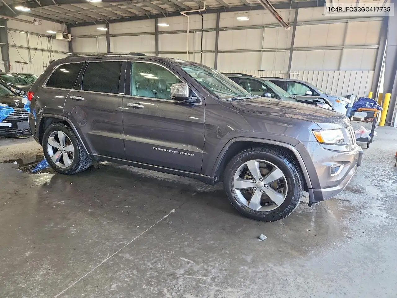 2016 Jeep Grand Cherokee Overland VIN: 1C4RJFCG3GC417735 Lot: 61765356