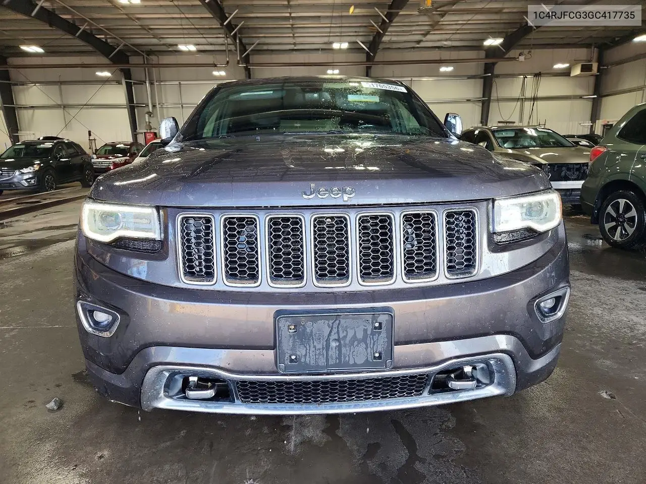 2016 Jeep Grand Cherokee Overland VIN: 1C4RJFCG3GC417735 Lot: 61765356
