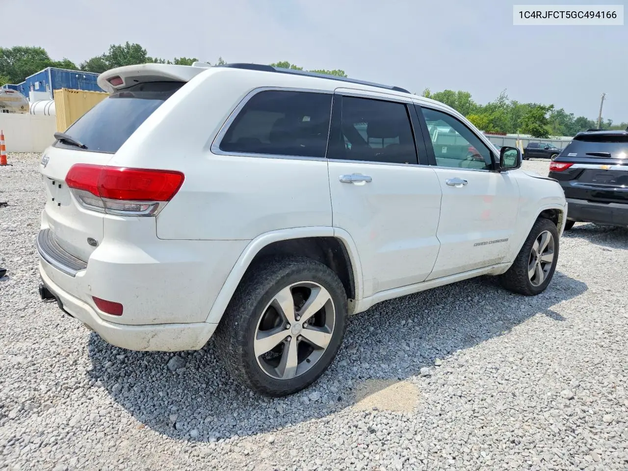 2016 Jeep Grand Cherokee Overland VIN: 1C4RJFCT5GC494166 Lot: 61771716