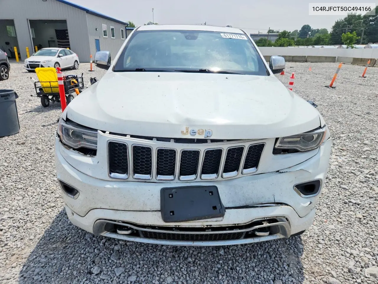 2016 Jeep Grand Cherokee Overland VIN: 1C4RJFCT5GC494166 Lot: 61771716