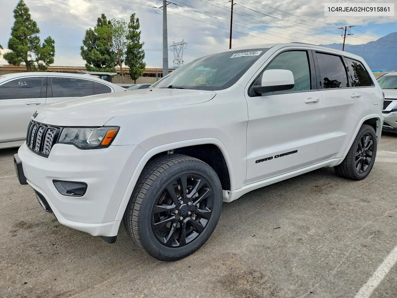 2017 Jeep Grand Cherokee Laredo VIN: 1C4RJEAG2HC915861 Lot: 61774206