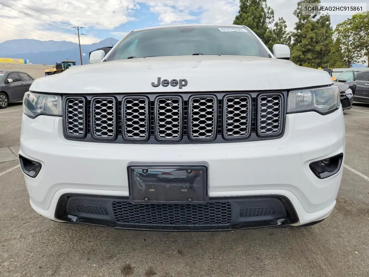 2017 Jeep Grand Cherokee Laredo VIN: 1C4RJEAG2HC915861 Lot: 61774206