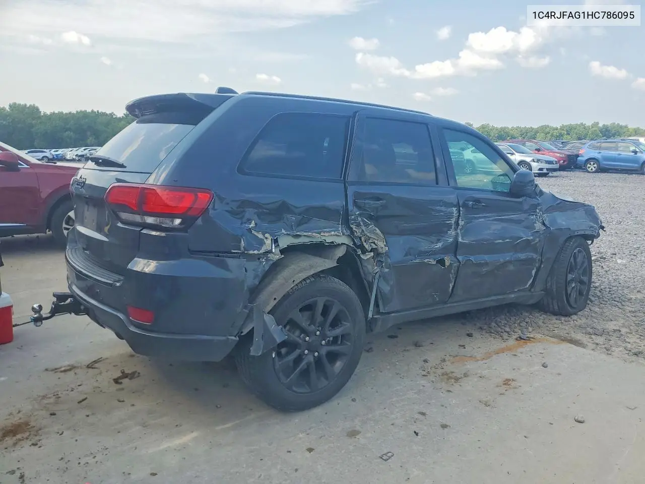 2017 Jeep Grand Cherokee Laredo VIN: 1C4RJFAG1HC786095 Lot: 62023456