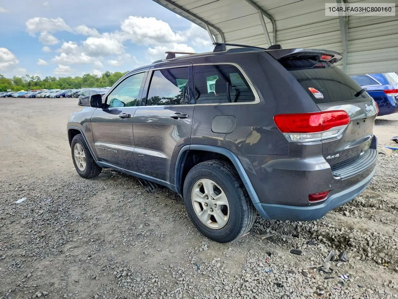 2017 Jeep Grand Cherokee Laredo VIN: 1C4RJFAG3HC800160 Lot: 62111946