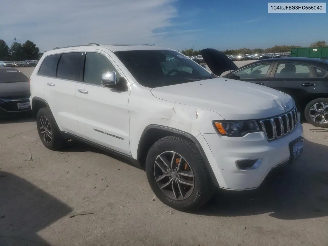 1C4RJFBG3HC655040 2017 Jeep Grand Cherokee Limited