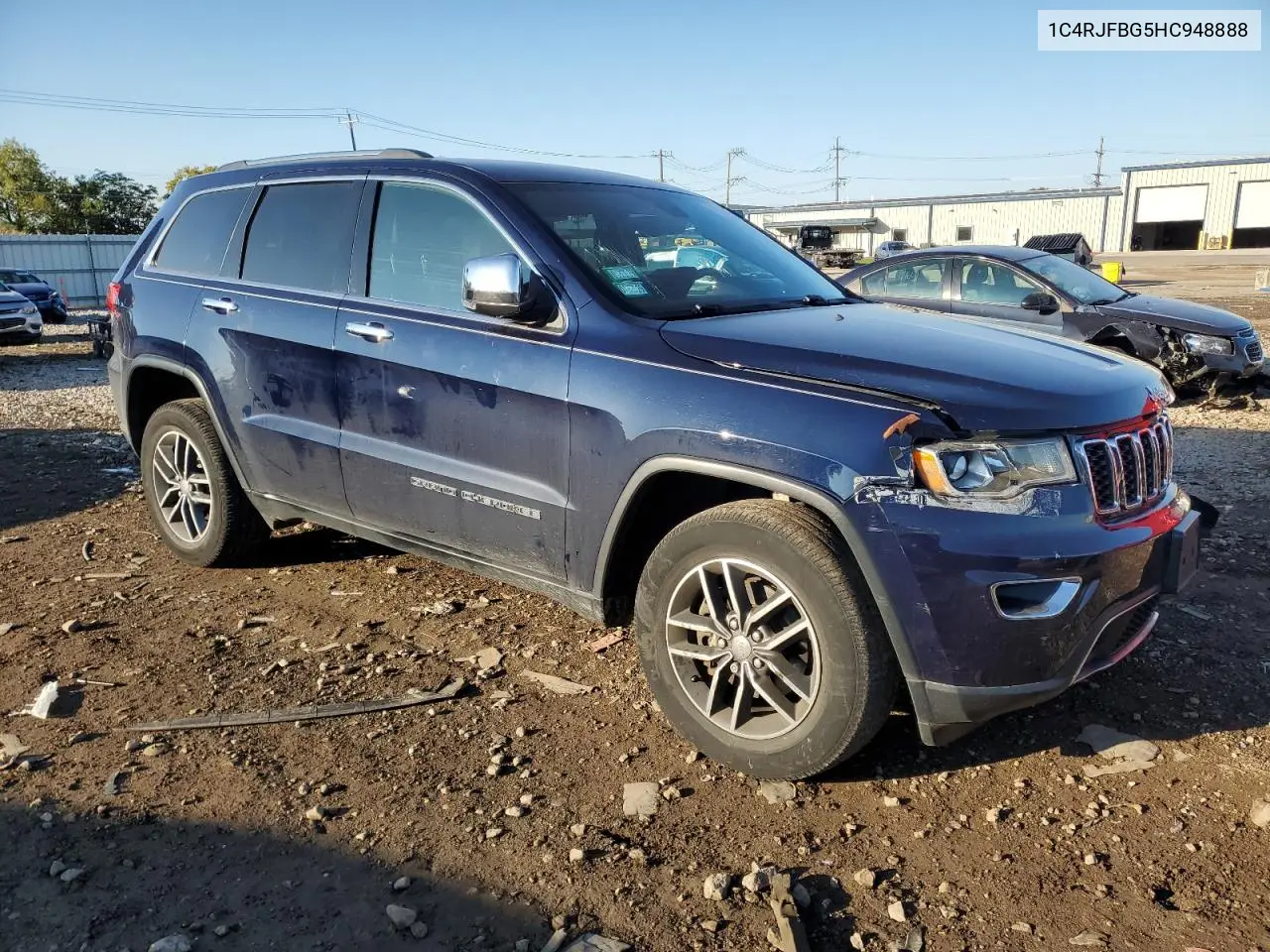 1C4RJFBG5HC948888 2017 Jeep Grand Cherokee Limited