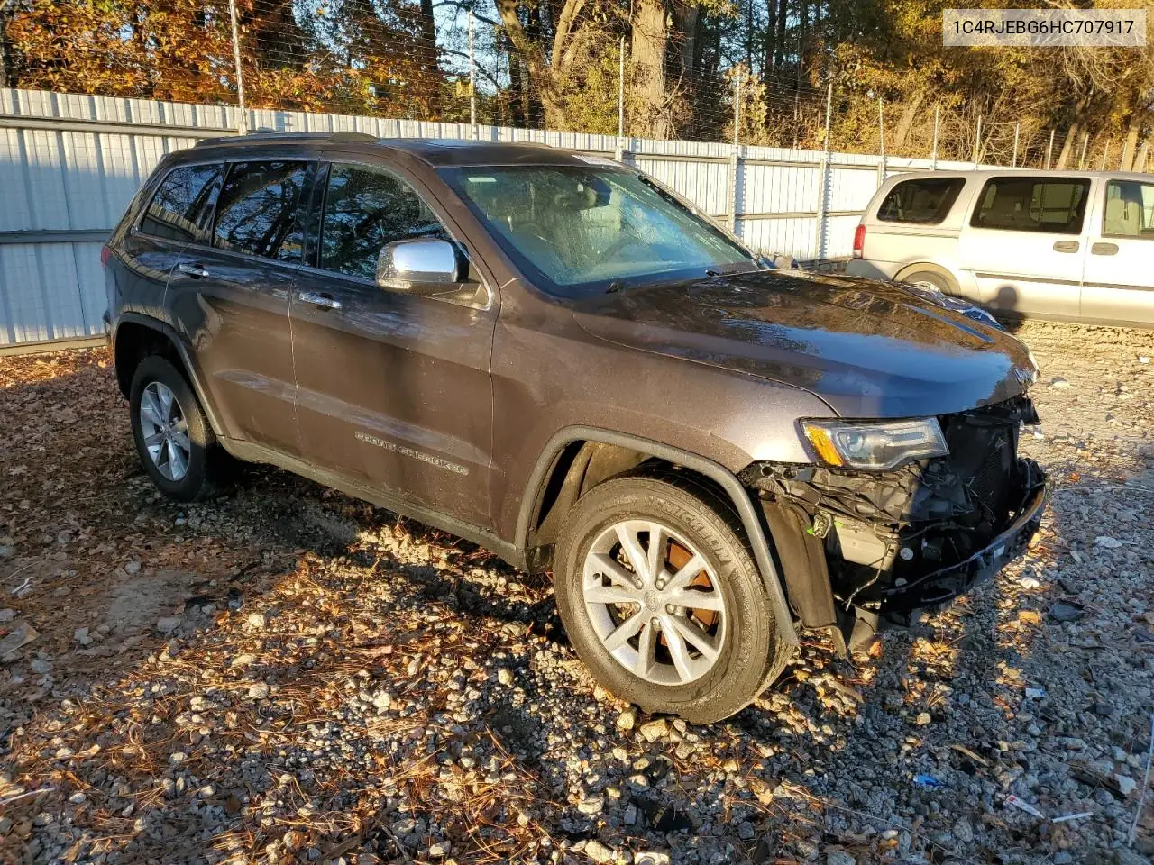 1C4RJEBG6HC707917 2017 Jeep Grand Cherokee Limited